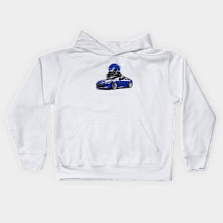 Blue Z JDM Kids Hoodie